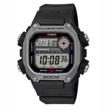 Casio General DW-291H-1AV Black Resin Band Men Watch